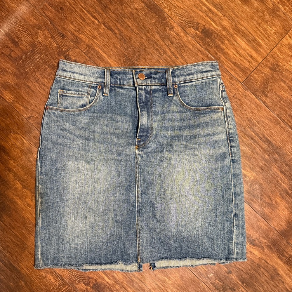Hudson Classic Blue Denim Mini Skirt